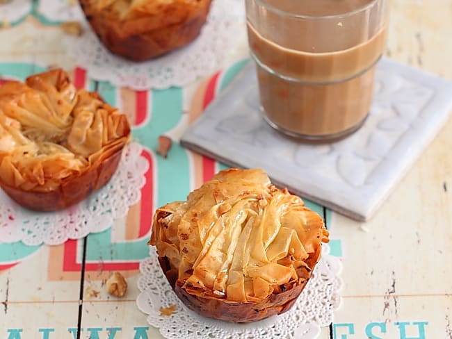 Baklava muffins