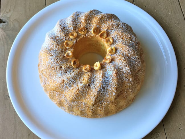 Biscuit de Savoie aux noisettes et citron vert