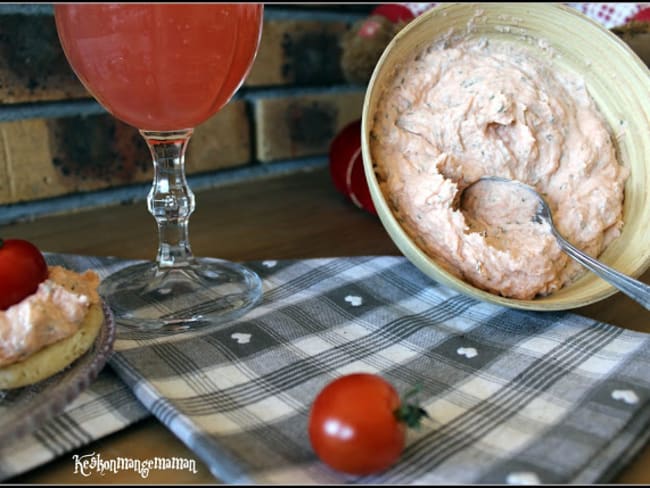 Rillettes aux deux saumons et à l'aneth