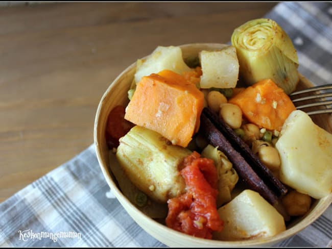 Tajine de légumes d'automne au multi cuiseur