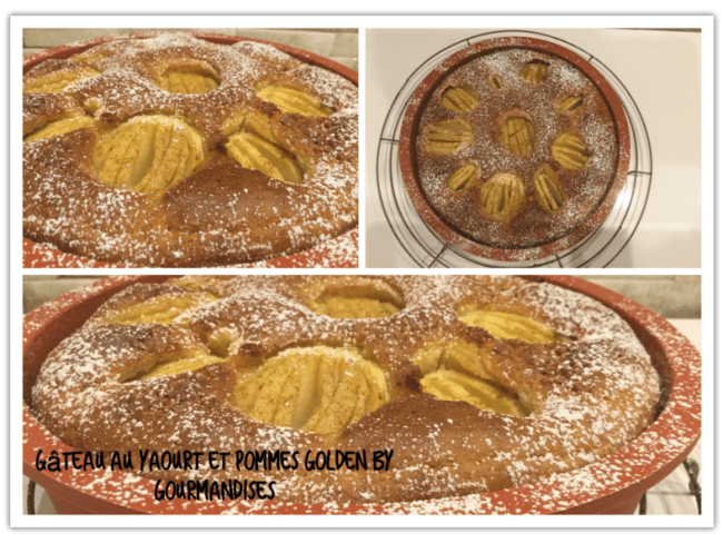 Gâteau au yaourt et pommes Golden ( 237 cal/ la part)