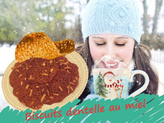 Biscuits dentelle au miel (cuisine alsacienne, Saint-Nicolas, Noël)