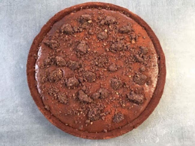 Tarte Caramel Chocolat de Christophe Adam