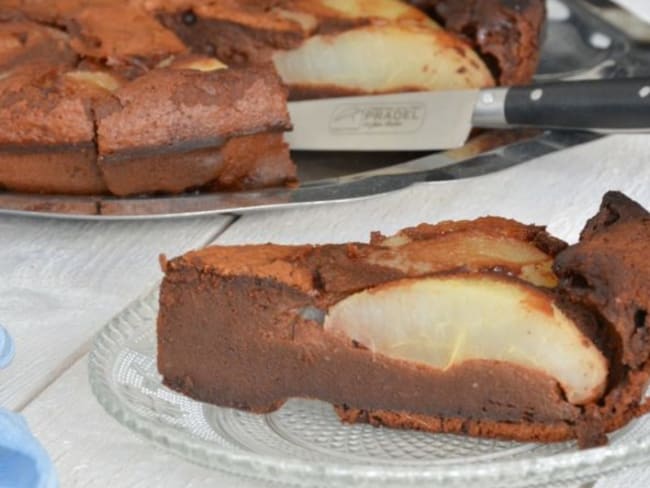 Clafoutis poires chocolat