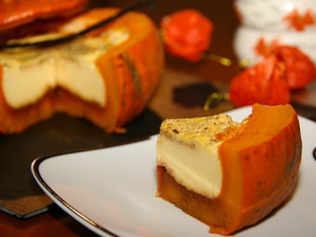 Le flan et la citrouille