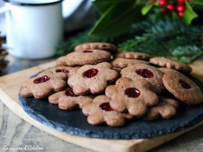 Linzer (biscuits confiture) - Bredele d'Alsace