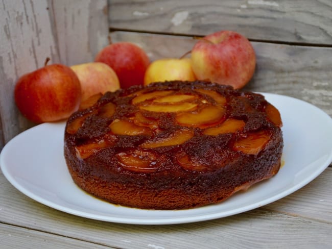 Gâteau renversé aux pommes