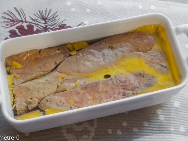 Terrine de foie gras aux poires