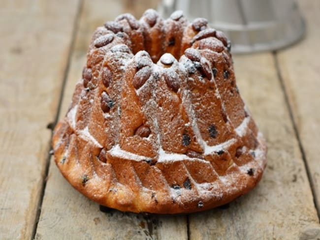 Kouglof oranges confites et pépites de chocolat