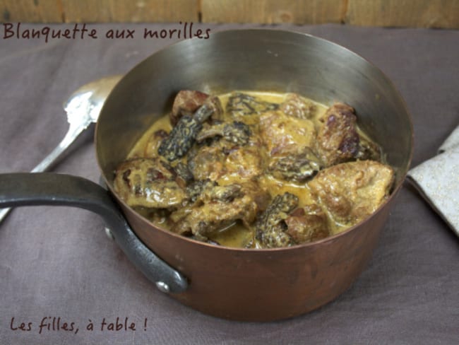 Blanquette de veau aux morilles