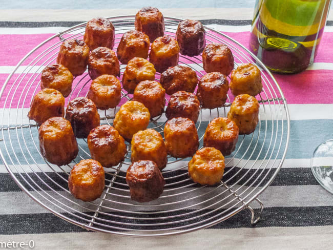 Cannelés jambon fromage