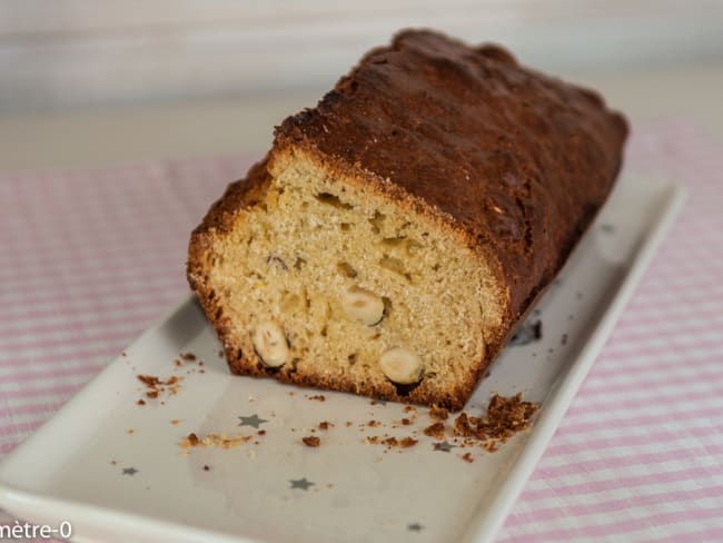 Cake au miel et aux noisettes