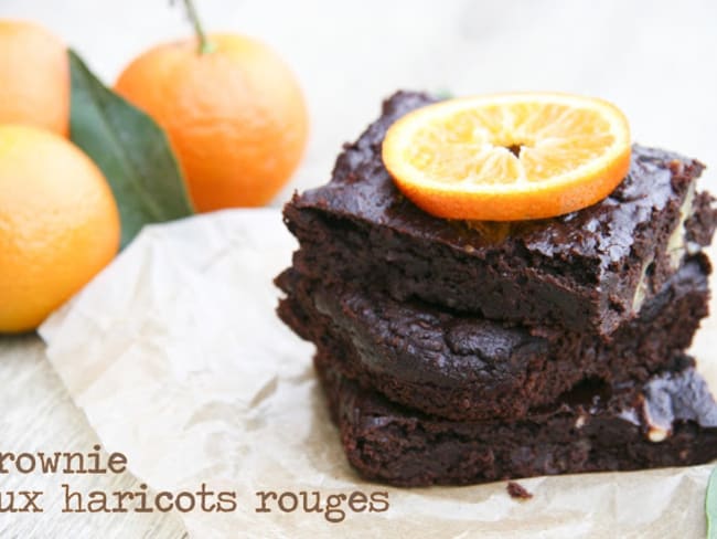 Brownie végétal aux haricots rouges