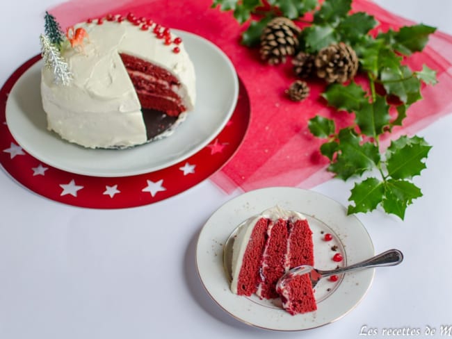 Red Velvet Cake - Dessert de Noël