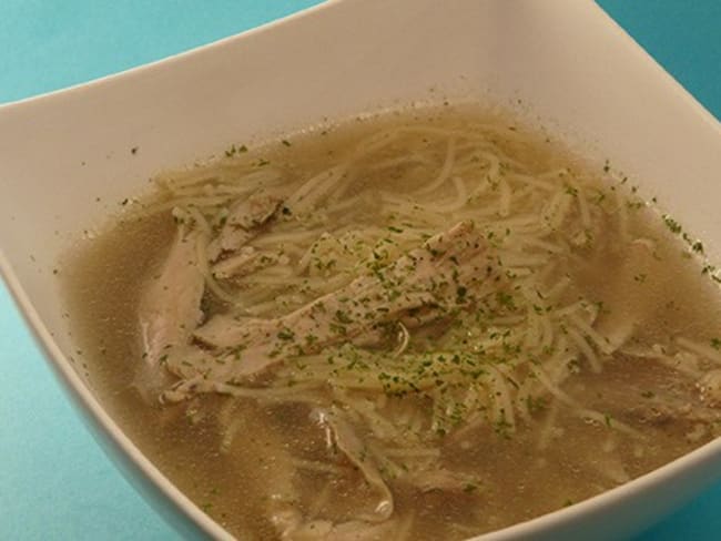 Soupe poulet vermicelles