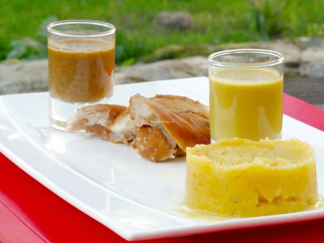 Lapin sauce au cidre à la crème de cacahuète