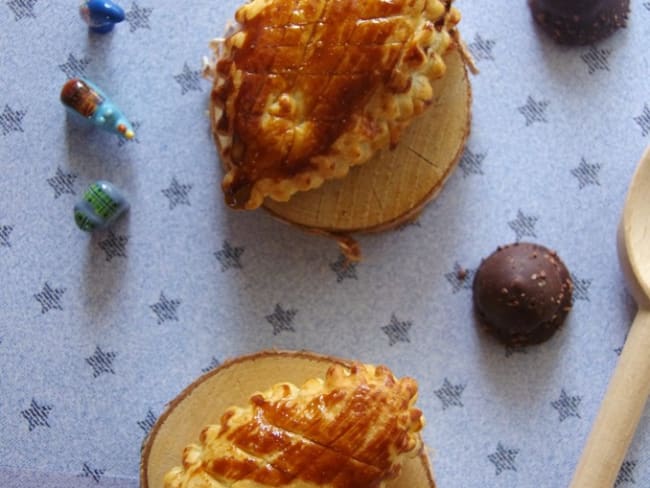 Minis galettes des rois aux rochers chocolat et frangipane