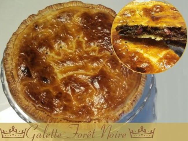 Galette des rois "Forêt Noire" pour l'Epiphanie