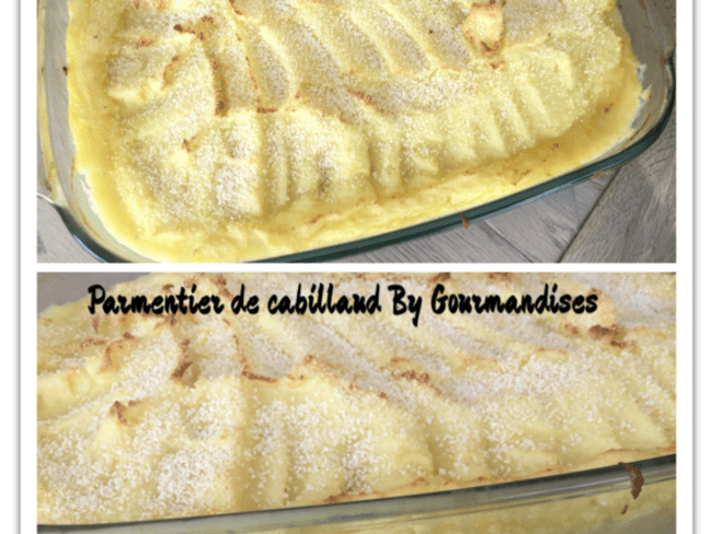 Parmentier de cabillaud ( 390 cal/ par personne)