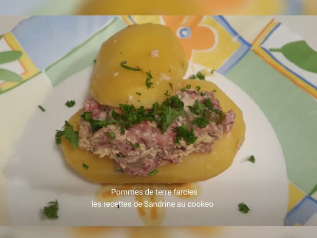 Pommes de terre farcies au Cookeo