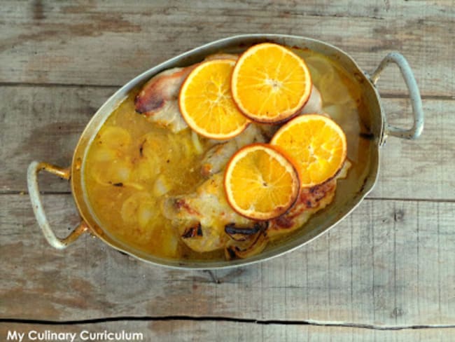 Rouelle de porc à l'orange en cuisson douce