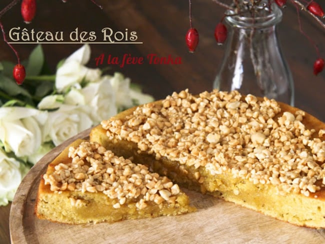 Gâteau des rois à la fève tonka sans gluten, sans lactose, sans beurre