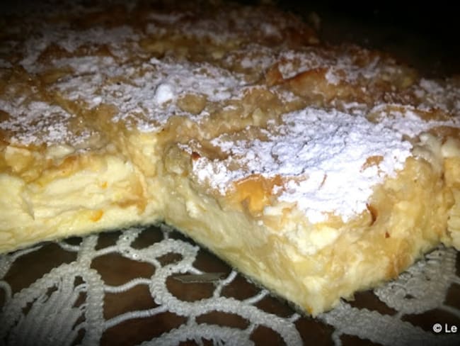 Gâteau à la pâte filo et fromage blanc- Plăcintă