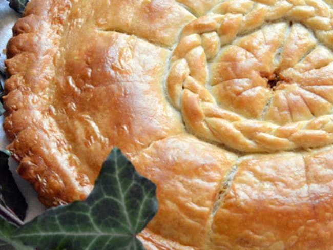 Galette des rois végétalienne amandes noisettes