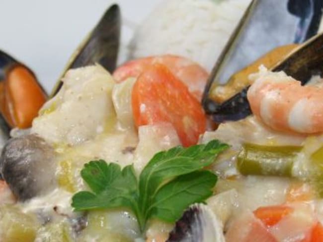 Blanquette de lotte : une belle blanquette de la mer