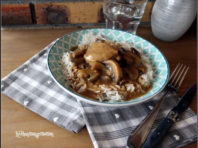 Filet mignon sauce au champignons et cèpes