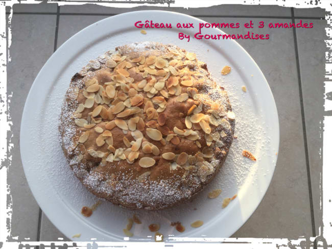 Gâteau aux pommes et 3 amandes