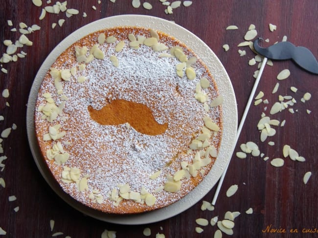 Gâteau magique amandes, avoine et biscuits spéculoos