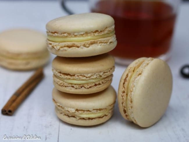 Macarons aux épices de Noël (sans thermomètre)