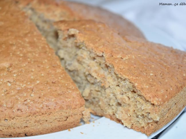 Gâteau sans beurre et sans oeuf à la cannelle - Maman...ça déborde