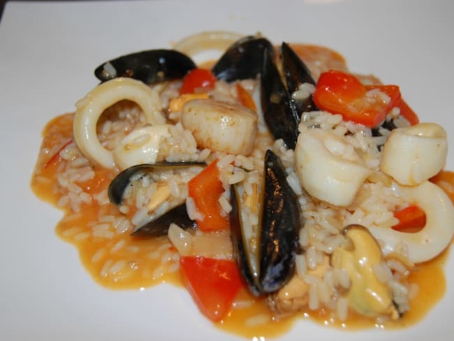 Risotto aux fruits de mer 