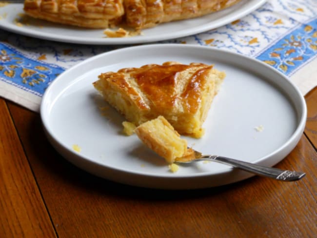 Galette des rois à la crème de bergamote