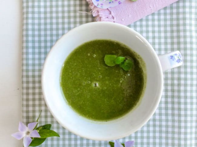 Soupe cresson spéciale détox