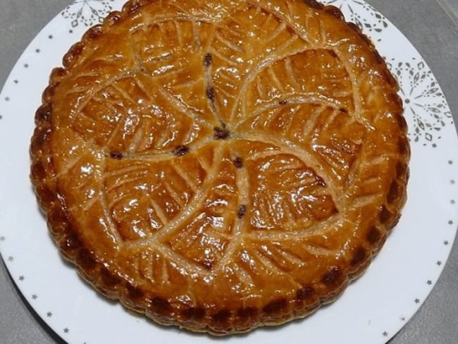 Galette des rois noisettes gianduja et confit de citron