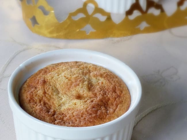 Soufflé de frangipane pour utiliser les restes