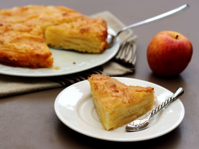 Gâteau aux pommes et yaourt