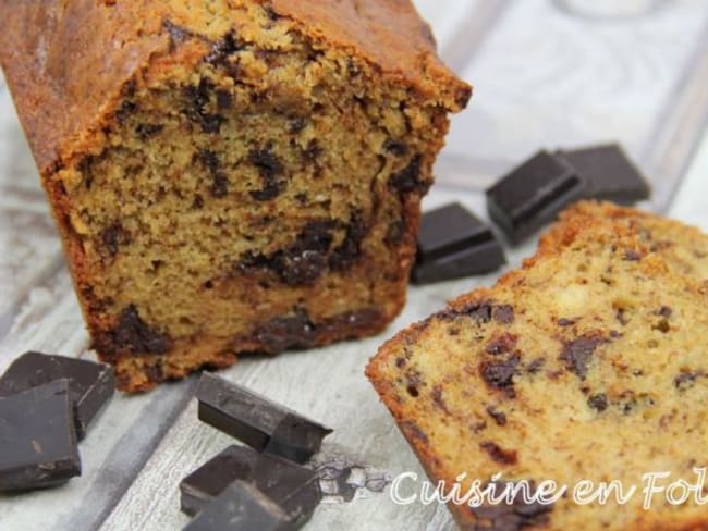 Banana cake et chocolat de Dorian