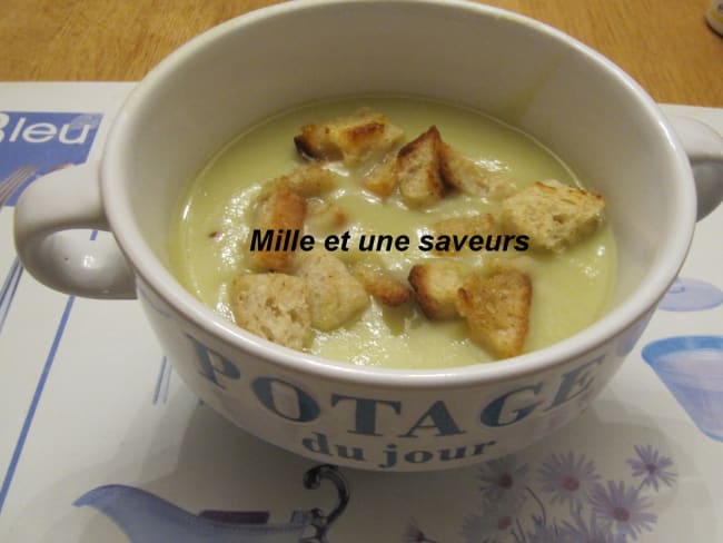 Velouté poireaux, navets aux épices