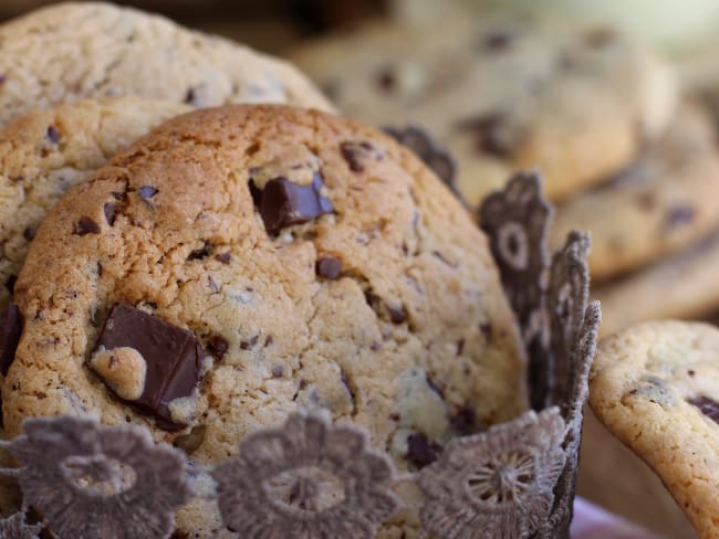 Cookies géants aux pépites de chocolat