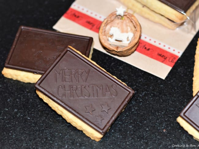 Petits écoliers maison au chocolat noir