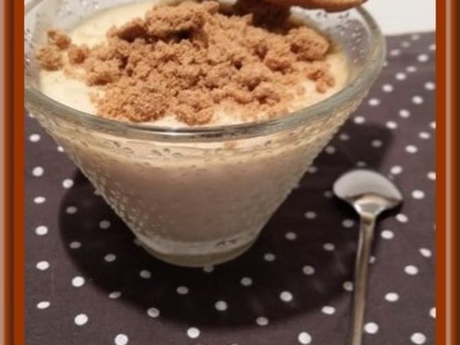 Riz au lait à la pâte de spéculoos