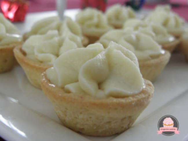 Tartelettes au chocolat blanc et aux amandes