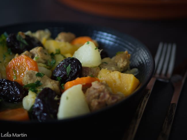 Tajine d’agneau aux légumes d’hiver