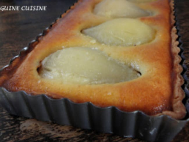 Tarte poire chocolat carambar poulain