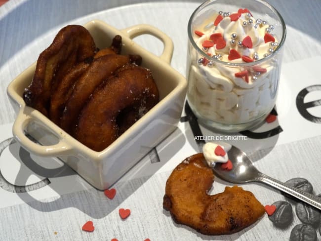 Koktail beignets pommes d'après Christophe Michalak