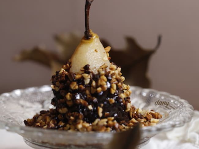 Poires au chocolat et amandes